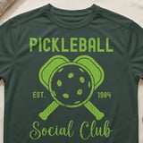 Pickleball Sport-Tek Performance Tee, Pickleball Est. 1984 Social Club, Court Apparel thumbnail 5