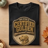 Certified Golden Retriever Tee thumbnail 1