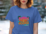 Beach Mama T-Shirt, Summer Vacation Shirt for Moms, Tropical Sunset Palm Tree Coastal Mom Life Tee, Mother's Day Gift thumbnail 5
