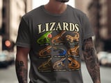 Lizards Identification Guide Tee thumbnail 1