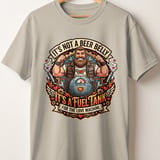 Fuel Tank Love Machine T-Shirt | Funny Beer Belly Humor Dad Shirt | Bearded Biker Husband Gift | Valentine's Day Fathers Day Tee for Him thumbnail 9