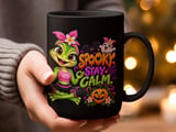 Spooky Stay Calm Yoga Mug thumbnail 13