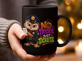 No Tricks Just Tickets Police Owl Mug thumbnail 13