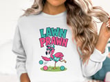Lawn Prawn Flamingo Bocce Life Sweatshirt thumbnail 3