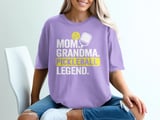 Pickleball Comfort Colors Shirt, Mom Grandma Pickleball Legend, Vintage Graphic Tee thumbnail 9