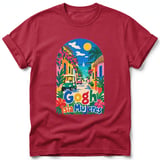 Gogh Isla Mujeres ~ Comfort Colors Premium Tee thumbnail 2