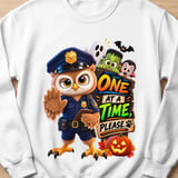 Halloween Officer Hoot the Owl Sweatshirt thumbnail 2