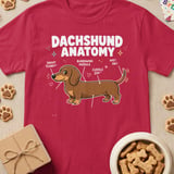 Dachshund Anatomy Tee thumbnail 4