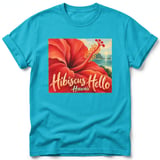 Hibiscus Hello ~ Comfort Colors Premium Tee thumbnail 5