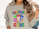 Grandma's Game Day Bingo Vibe Sweatshirt thumbnail 4