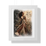 She Rose Anyway Framed Poster, Black Woman Wall Art, Inspirational Quote Poster, Resilient Divine Feminine Floral Print, Gift For Her thumbnail 5