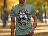 United States Navy Crest T-Shirt | Patriotic USN Sailor Military Pride Apparel | Honor Courage Commitment Veteran Gift Tee thumbnail 8