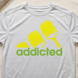 Pickleball Sport-Tek Performance Tee, addicted, Moisture-Wicking Athletic Court Apparel thumbnail 10