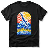 Bold Blue Swim ~ Comfort Colors Premium Tee thumbnail 1