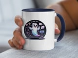 Halloween Mug, Spooktok Ghost Mug, Funny Halloween Mug, Spooky Mug, TikTok Ghost, Halloween Gift, Cute Ghost Mug, Fall Mug, Trendy Mug thumbnail 1