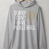 Pickleball Sport-Tek Performance Hood, Sorry I Can't, I Have Pickleball, Lightweight Hoodie thumbnail 6