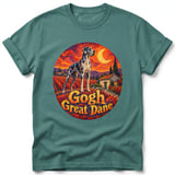 Gogh Great Dane ~ Comfort Colors Premium Tee thumbnail 8