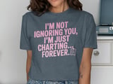 I'm Just Charting Forever Graphic Tee thumbnail 11