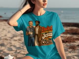 Fueled by Jesus & Coffee T-Shirt | Retro Christian Faith Tee Vintage Jesus Lover Gift for Him Her Spiritual Coffee Lover Apparel thumbnail 11