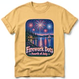 Firework Dots ~ Comfort Colors Premium Tee thumbnail 7