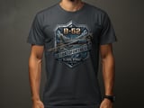 B-52 Stratofortress Shirt, Military Aviation T-Shirt, Vintage Air Force Graphic Tee, Strategic Bomber Plane Veteran Gift, Global Strike Top thumbnail 8