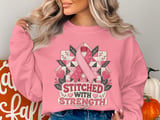 Faux Patchwork Stitched With Strength Tee thumbnail 19