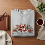 Black Santa and Mrs Claus PNG Clipart, African American Merry Christmas Graphic, Vintage Winter Holiday Sublimation Art Digital Download thumbnail 11