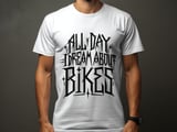 All Day Dream About Bikes | Bike Shirt thumbnail 2
