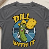 Pickleball Sport-Tek Performance Tee, Dill With It, Breathable Moisture-Wicking Court Apparel thumbnail 8