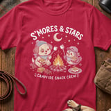 S'mores & Stars Campfire Crew T-Shirt thumbnail 4