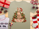Merry Christmas Sphynx Mom Tee thumbnail 6
