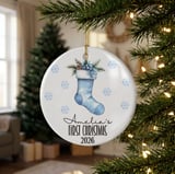 Baby First Christmas Stocking Digital Design thumbnail 5