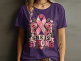 She Is Strong Faux Patchwork Tee thumbnail 16