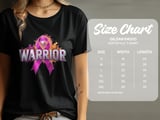 Cancer fighting t-shirt, Warrior ribbon shirt, Breast cancer awareness Tee, Survivor support top, Hope shirt, Fundraiser apparel, Gift idea thumbnail 6