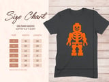 Block Skeleton Halloween Graphic Tee thumbnail 14