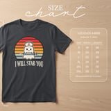 I Will Stab You Nurse Ghost Tee thumbnail 9