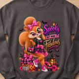 Spooky Fabulous Sally the Squirrel Sweatshirt thumbnail 11