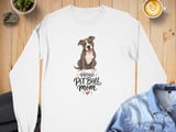 Proud Pit Bull Mom Long Sleeve Tee thumbnail 17