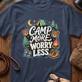 Camp More Worry Less T-Shirt thumbnail 6