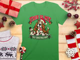 Ugly Christmas Basset Hound Tee thumbnail 13