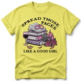 Spread Those Pages Like A Good Girl Tee thumbnail 18