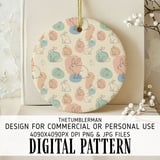 Digital, Digital Pattern, Bunny Digital Pattern, Rabbit Digital Bundle, Bunny Fabric Pattern, Bunny Background, Rabbit Background, Cute thumbnail 3
