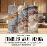 20 oz Skinny Tumbler Wrap Sublimation Design, Stone Texture Tumbler, Straight and Tapered Wrap png, Digital Download, Marble Tumbler thumbnail 1