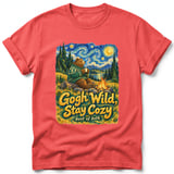 Gogh Wild, Stay Cozy ~ Comfort Colors Premium Tee thumbnail 3