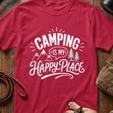 Camping Happy Place Tee thumbnail 4