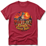 Gogh Great Dane ~ Comfort Colors Premium Tee thumbnail 2
