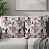 IPhone Tough Cases Tote Bag Throw Pillow: Student Design, Books, Floral, Back To School thumbnail 5
