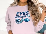 Eyes Version 2.0 T-Shirt: Vision Upgrade Design, Modern Eye, Eye Surgery Recovery thumbnail 7