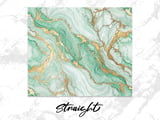 20 oz Skinny Tumbler Wrap, Marble Texture Sublimation Design, Straight and Tapered Wrap png, Green Gold Tumbler Digital Download thumbnail 3