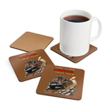 Grand Wagoneer Corkwood Coaster Set, Off Roading, The Waggy, Funny Car Quote, Car Lover Gift, Unique Coasters, Petralla Shop thumbnail 3